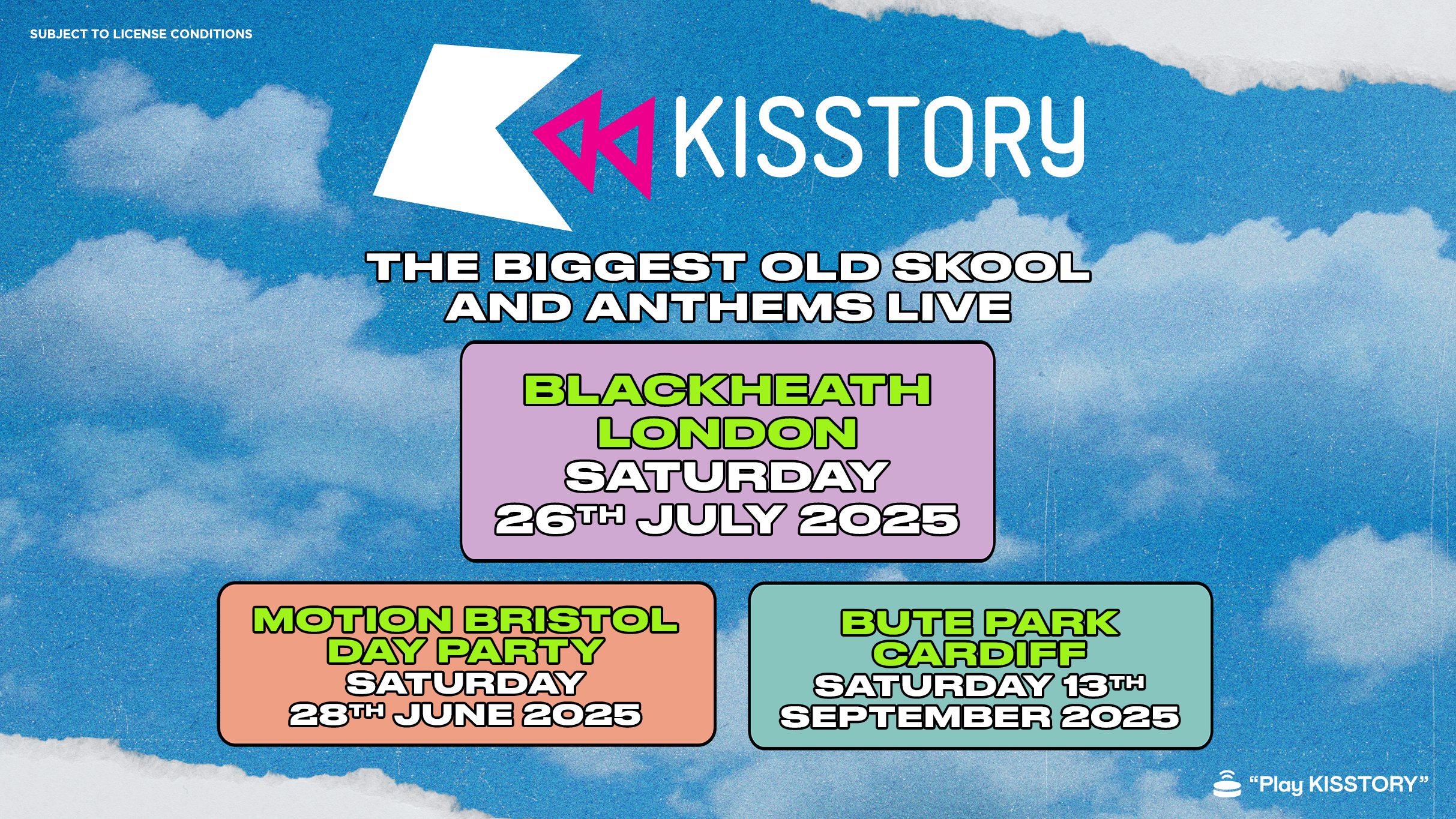 KISSTORY Cardiff: The Ultimate Throwback Party at Bute Park!