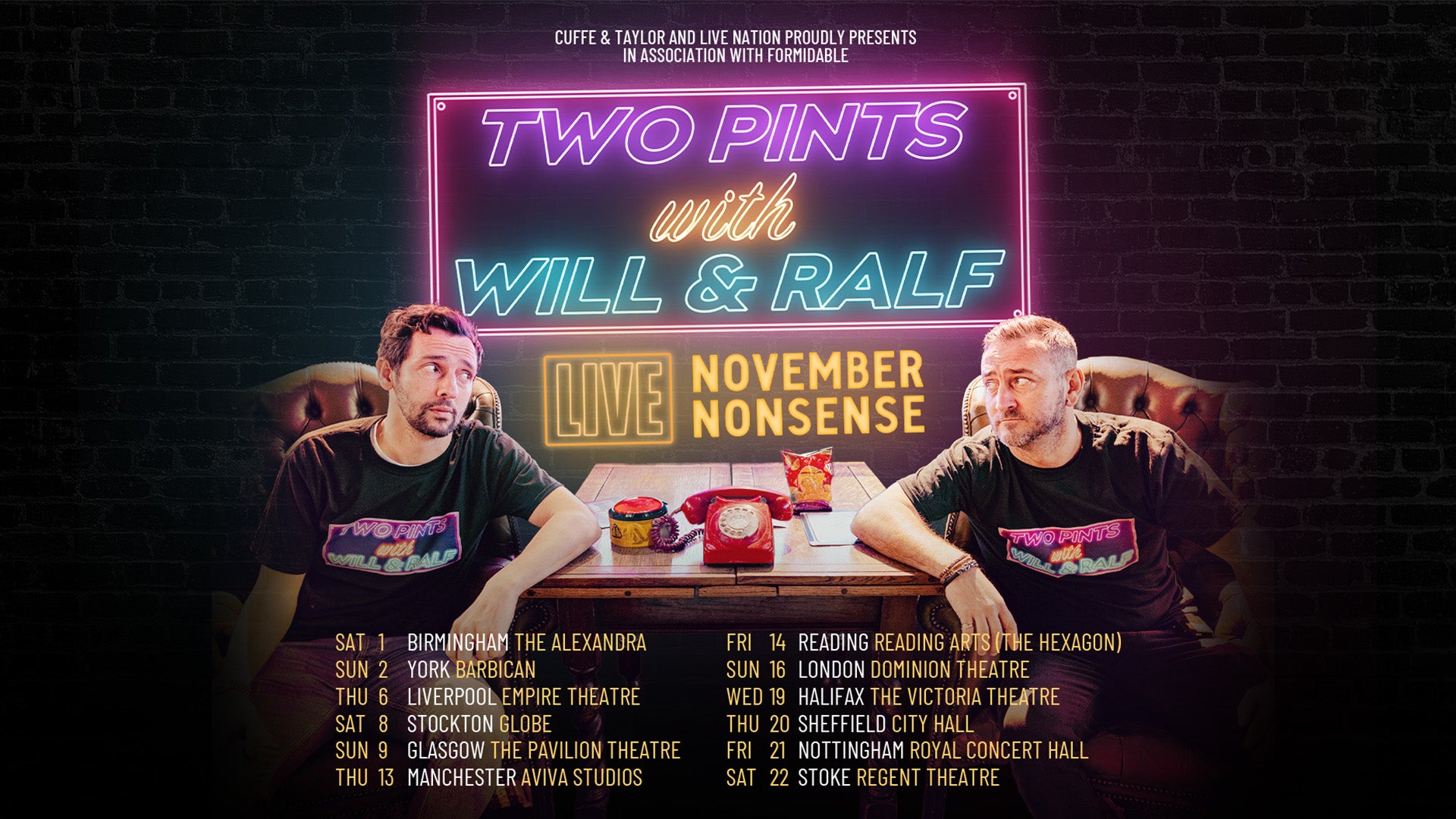 Two Pints Podcast Live: November Nonsense - Get Ready for Unfiltered Laughs in Reading!