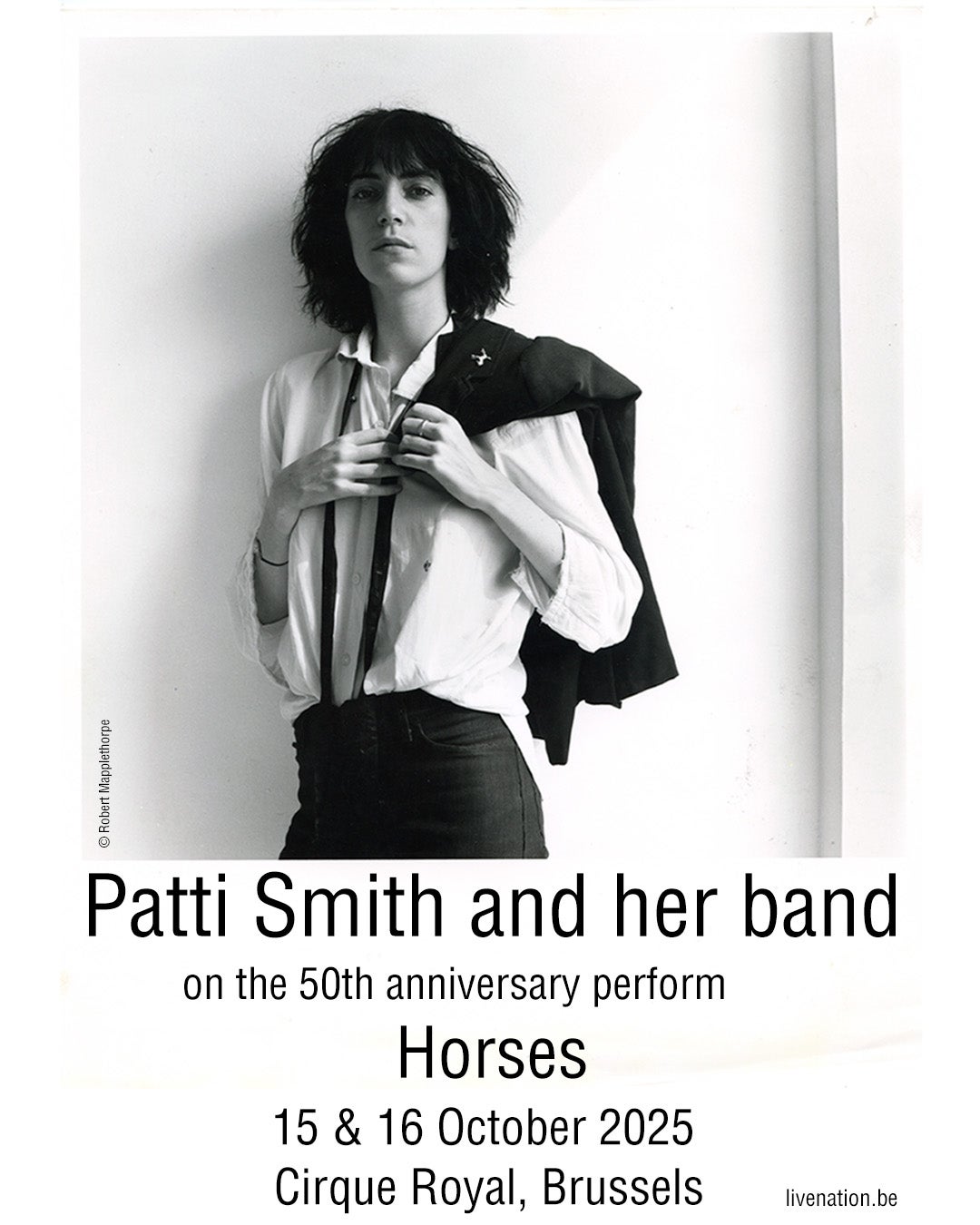 Patti Smith Electrifies Bruxelles: A Night of Poetic Rock at Cirque Royal