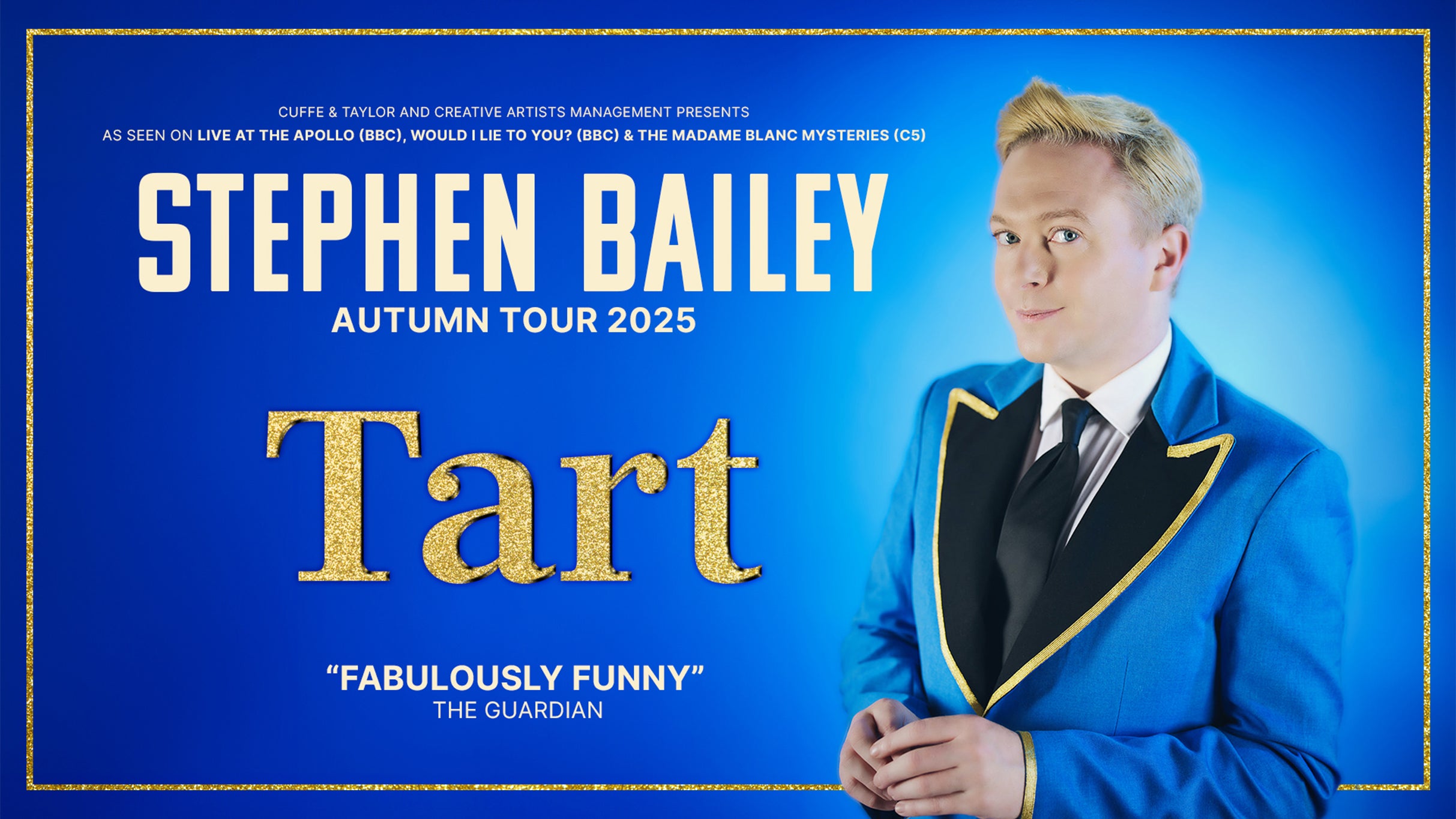 Stephen Bailey's 'Tart': A Hilarious Night Out in Selby!